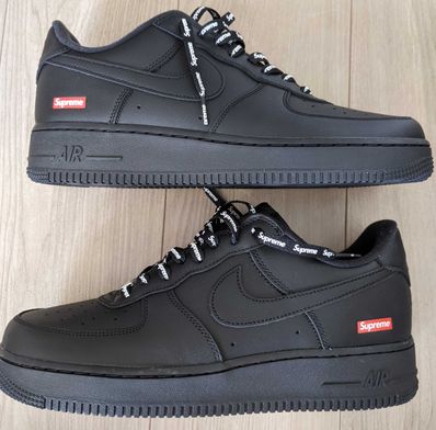Supreme × Nike Air Force 1 Low "Black"