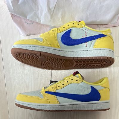 Travis Scott × Nike Women's Air Jordan 1 Retro Low OG "Canary"