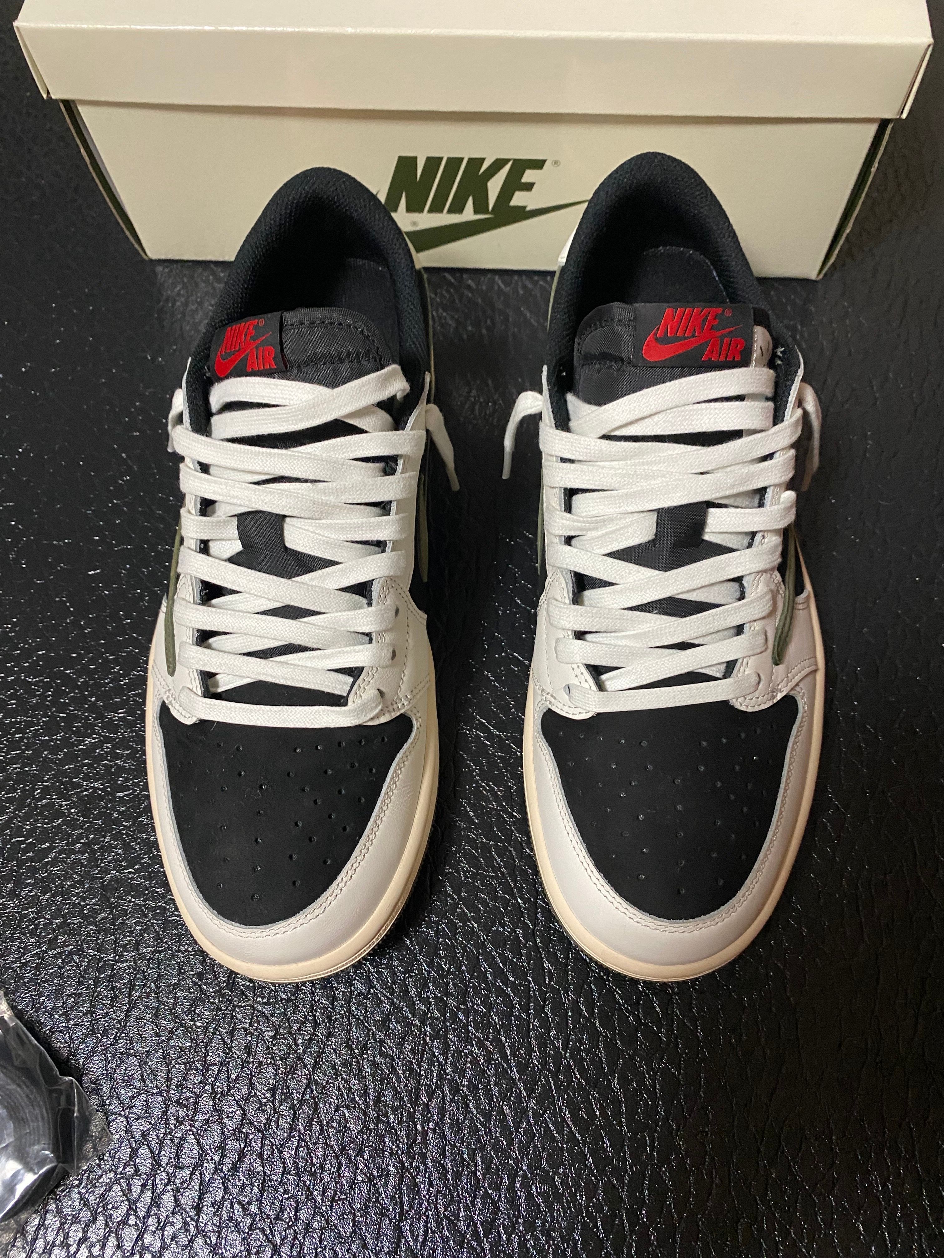 Travis Scott × Nike Women's Air Jordan 1 Low OG "Medium Olive"