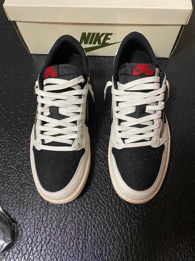 Travis Scott × Nike Women's Air Jordan 1 Low OG "Medium Olive"