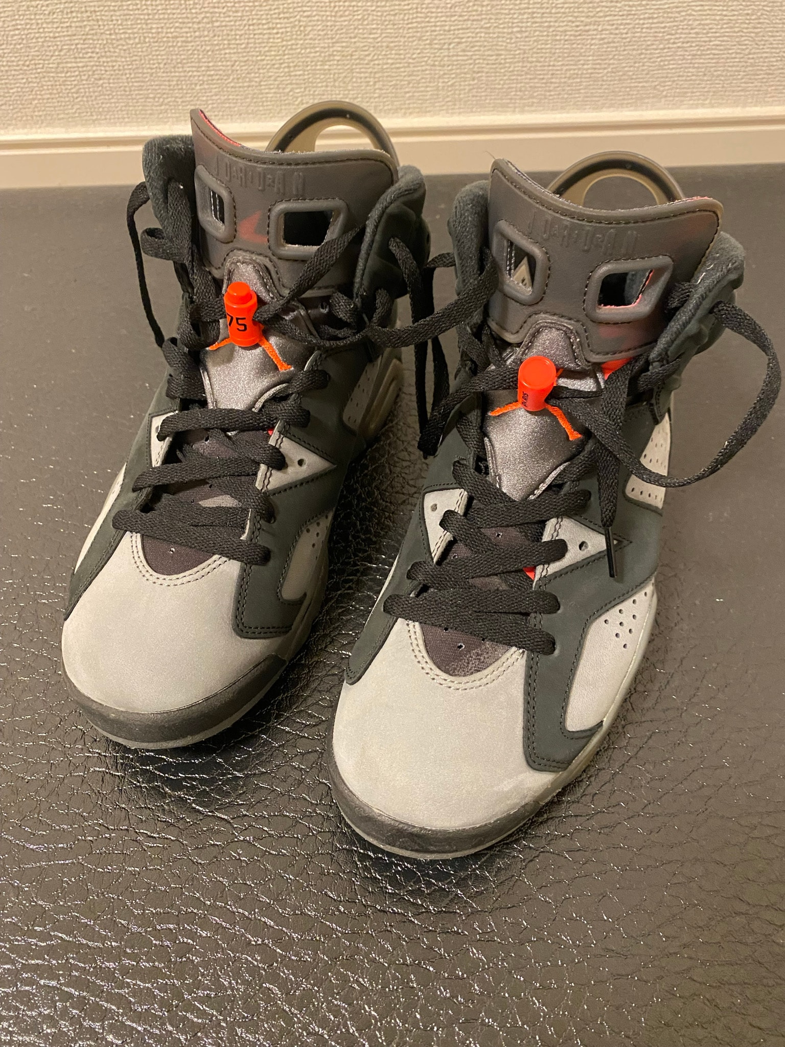 Paris Saint-Germain (PSG) × Nike Air Jordan 6 Retro "Iron Grey/Infrared 23-Black"