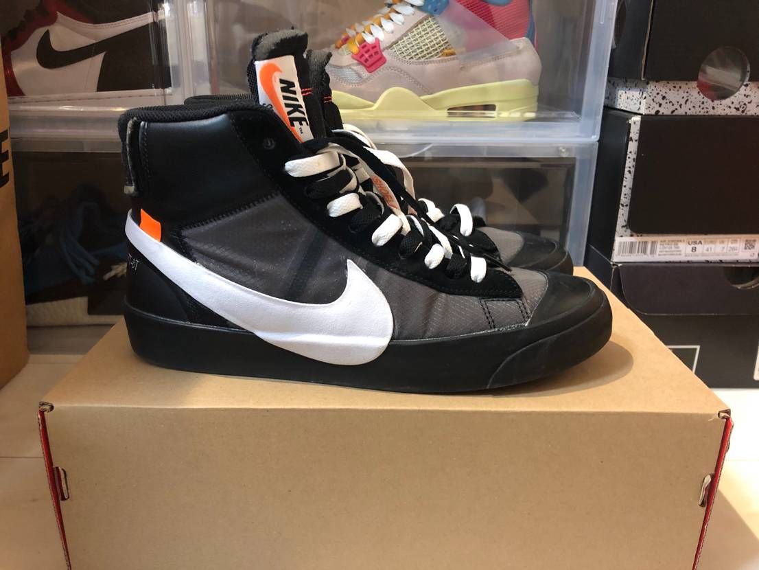 Off-White × Nike Blazer Studio Mid "Grim Reaper"