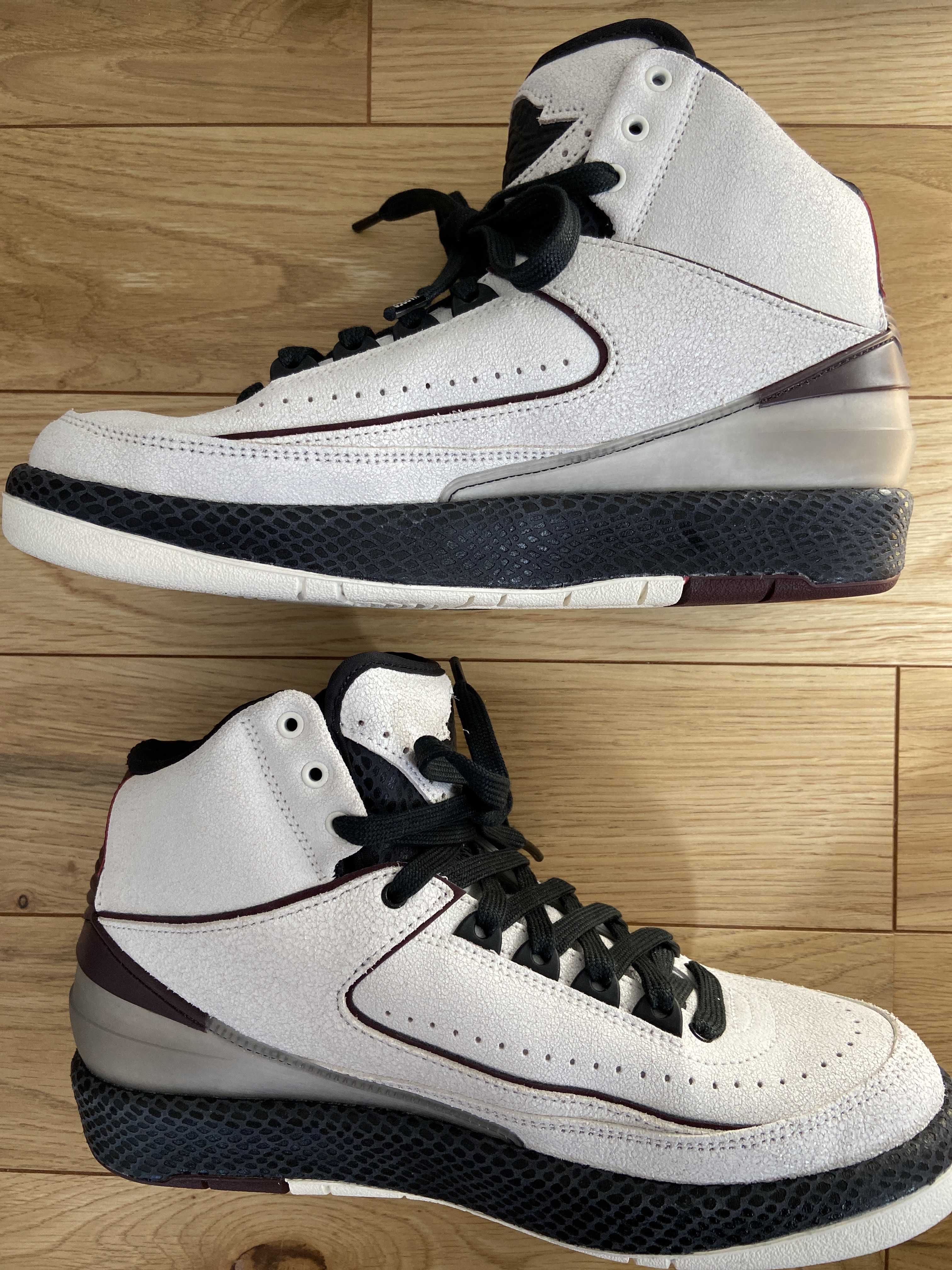 A Ma Maniere × Nike Air Jordan 2 "Airness/Sail and Burgundy"