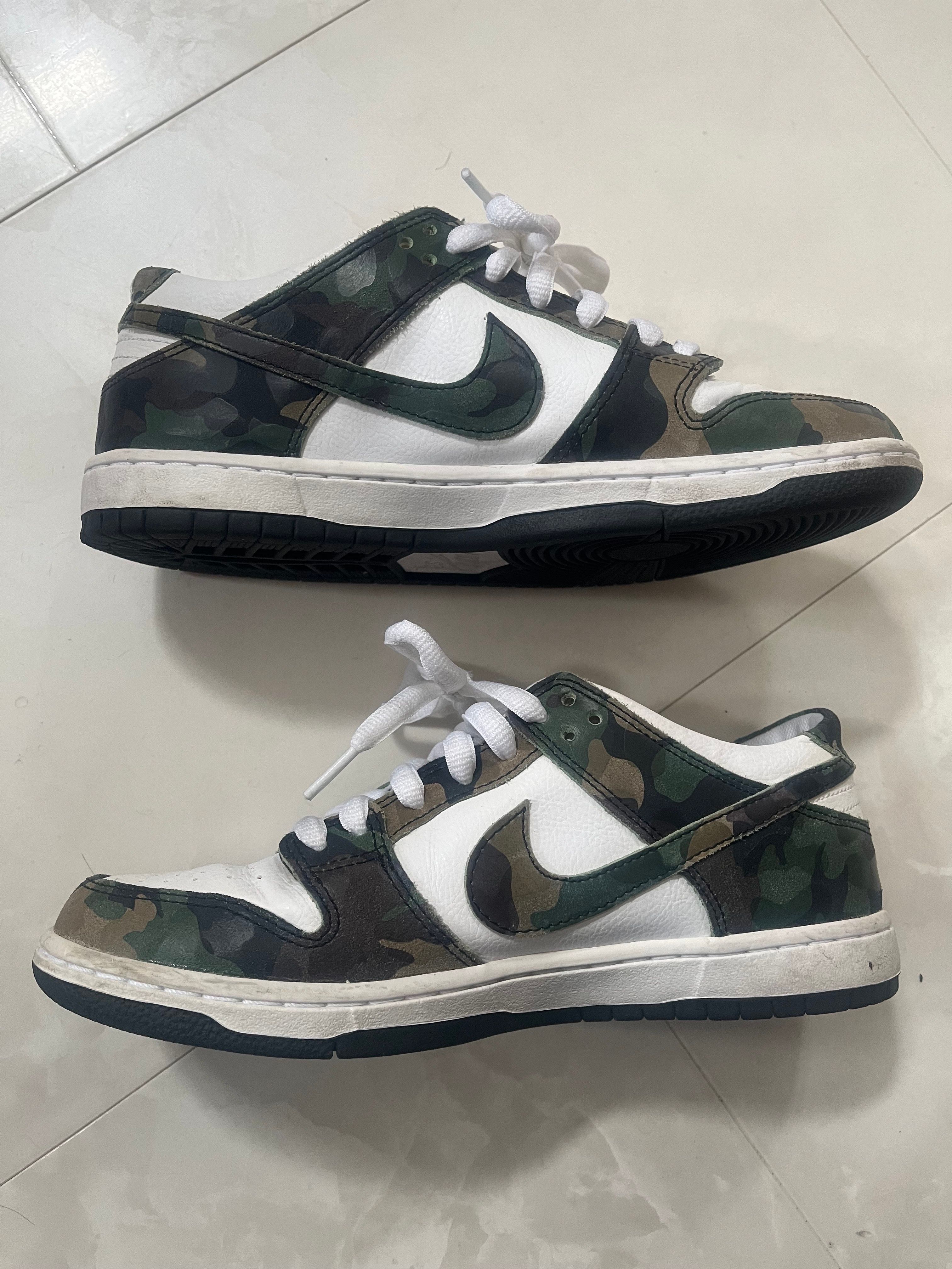 Nike SB Dunk Low Pro "Camo Legion Green"