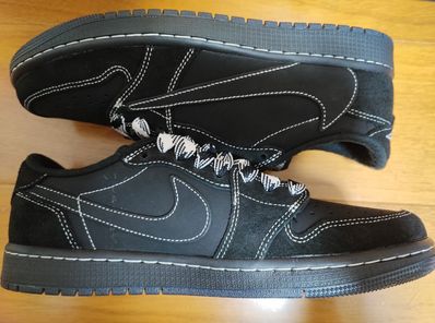 Travis Scott × Nike Air Jordan 1 Low OG SP "Black Phantom"