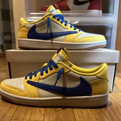 Travis Scott × Nike Women's Air Jordan 1 Retro Low OG "Canary"