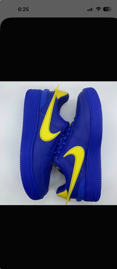 AMBUSH × Nike Air Force 1 Low "Game Royal and Vivid Sulfur"