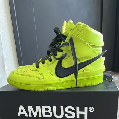 AMBUSH × NIKE DUNK HIGH "FLASH LIME"