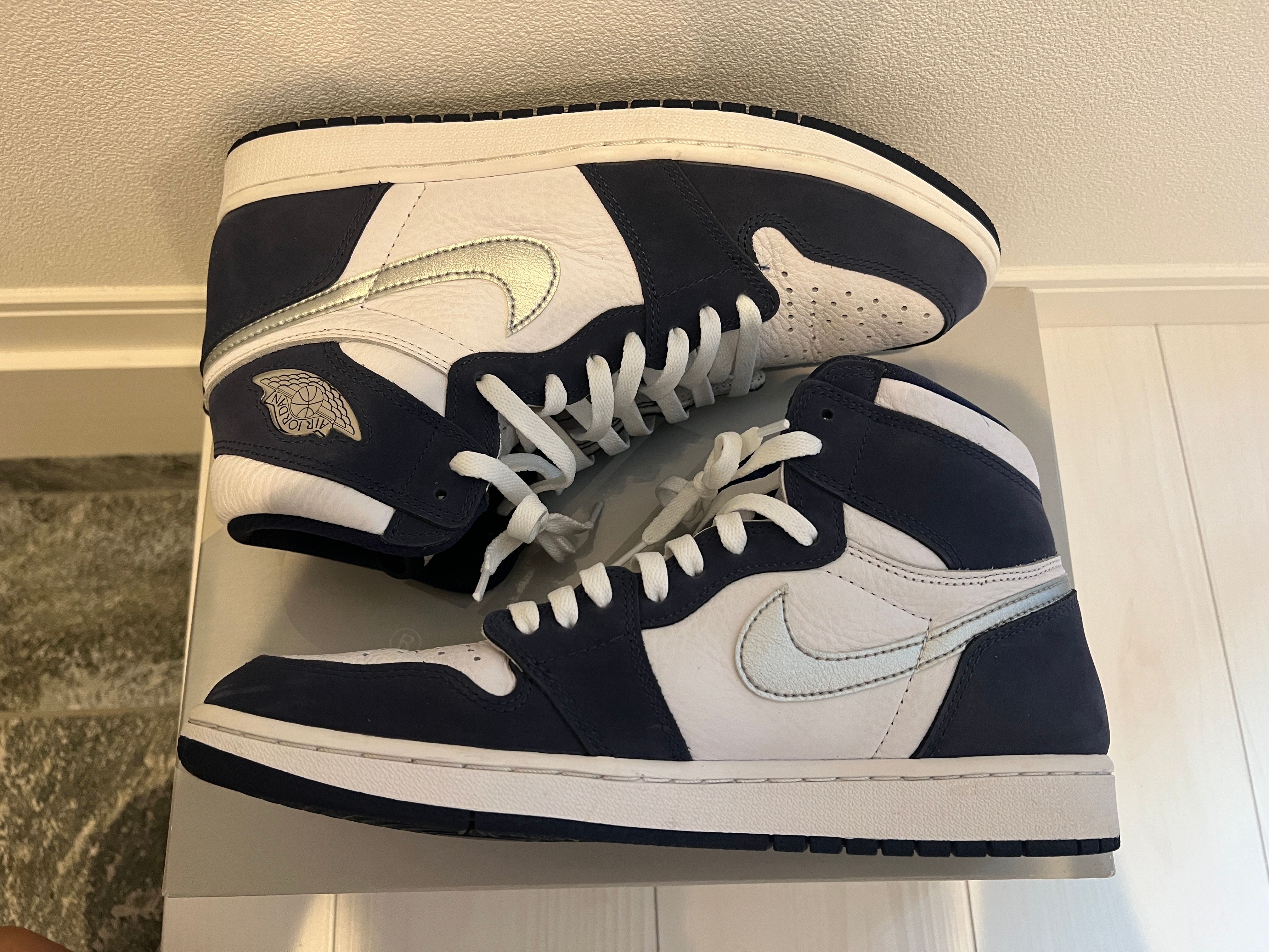 Nike Air Jordan 1 High OG CO.JP "White/Midnight Navy" (2020)(ブリーフケースなし)