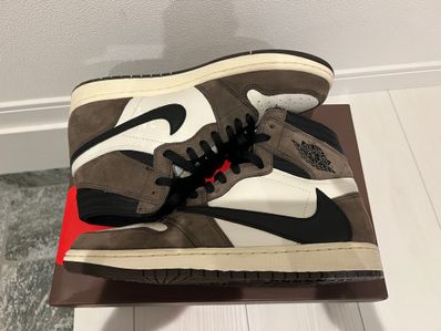 Travis Scott × Nike Air Jordan 1 Retro High OG TS SP "Sail/Dark Mocha"