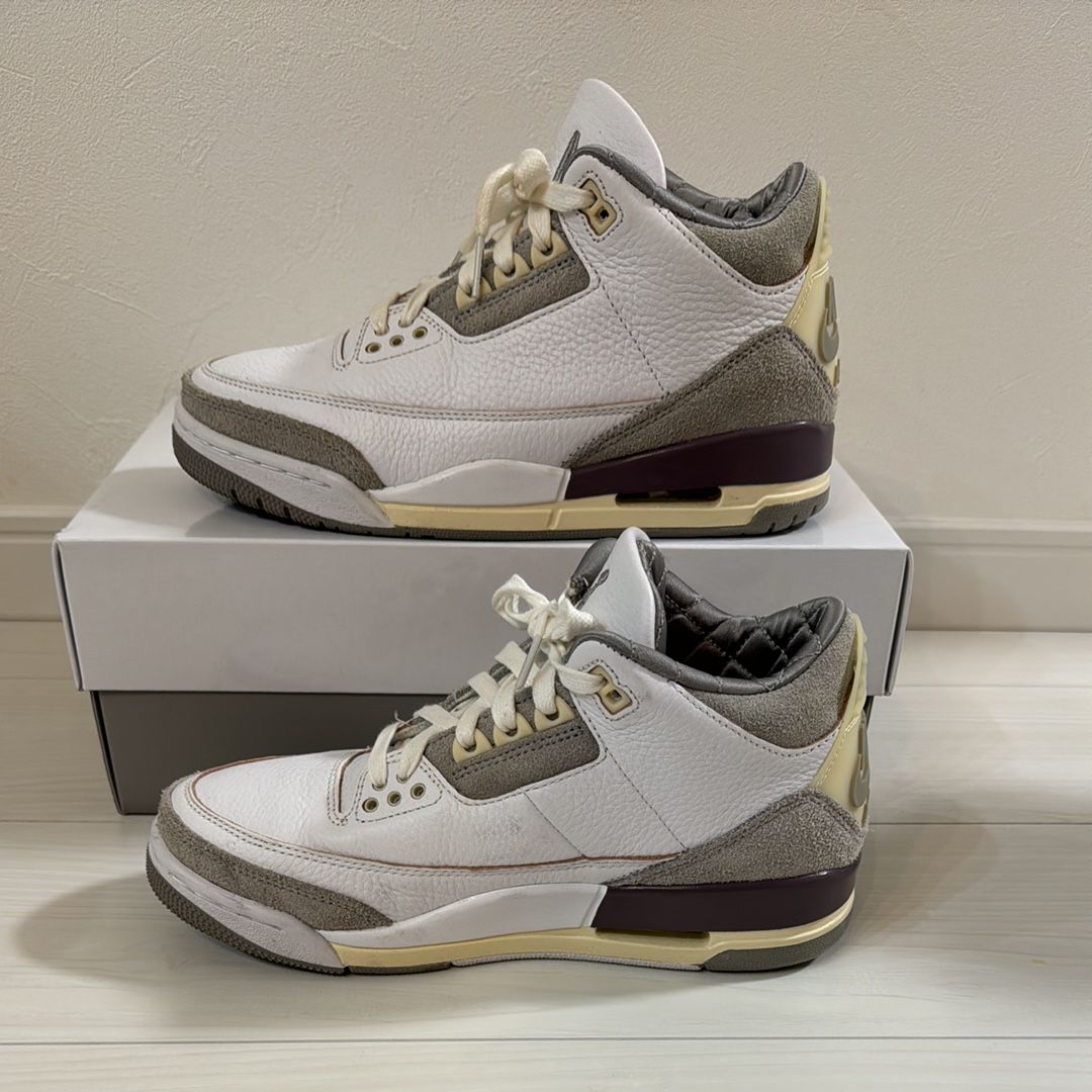 A Ma Maniere × Nike Women's Air Jordan 3 Retro SP "White/Medium Grey Violet Ore"
