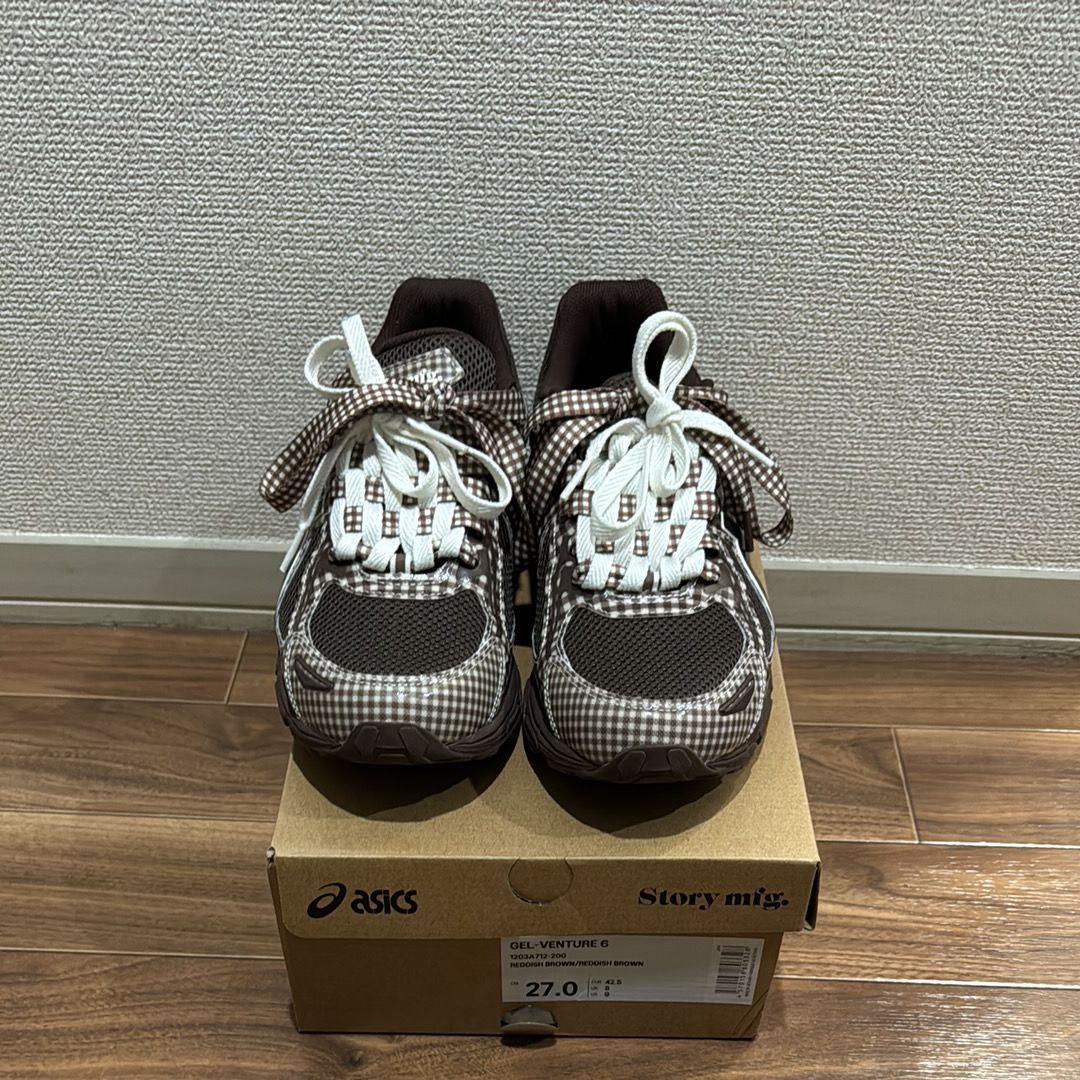STORY mfg. × Asics Gel-Venture 6 "Reddish Brown"