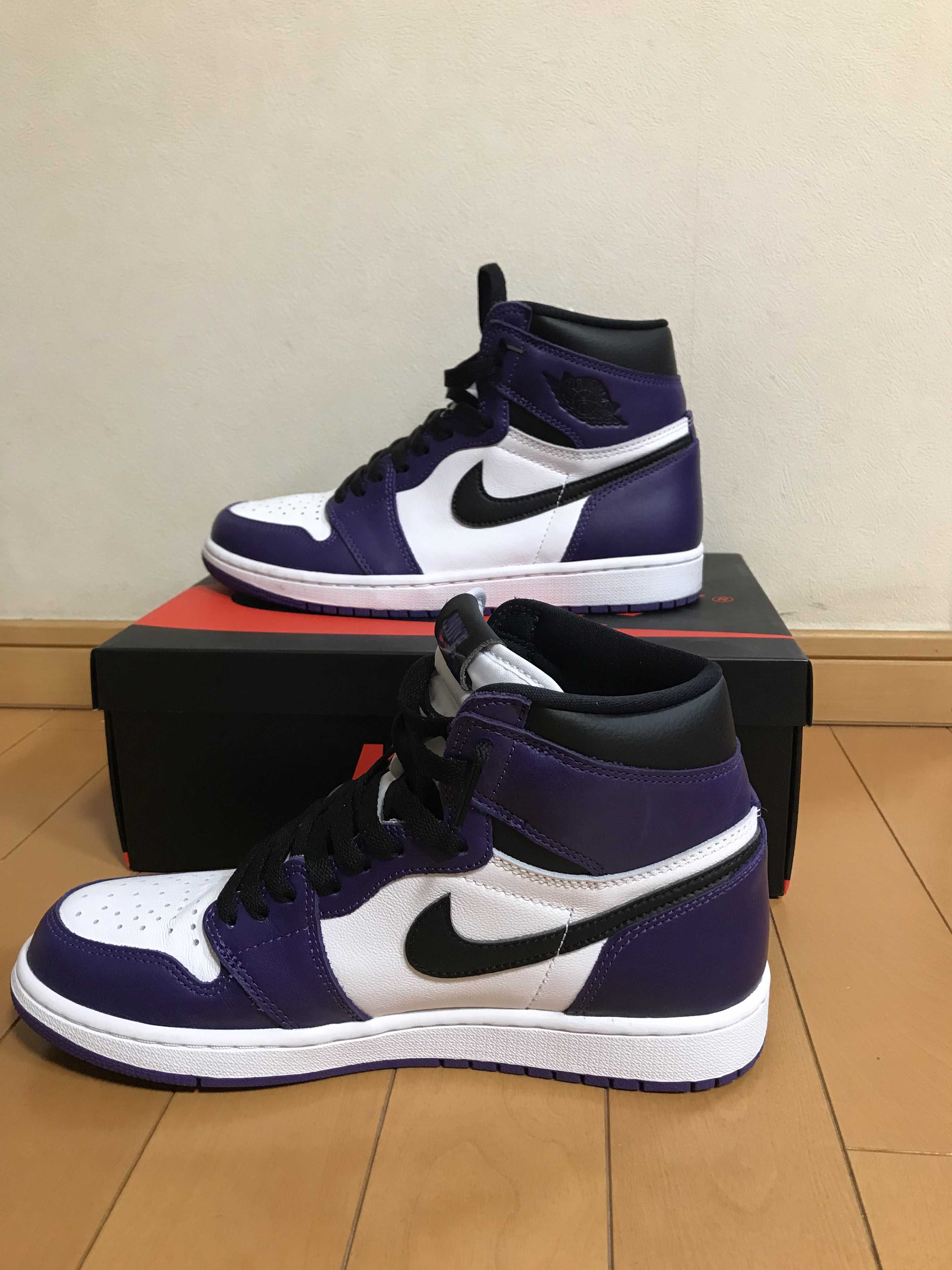 Nike Air Jordan 1 Retro High OG "Court Purple White/Black" (2020)
