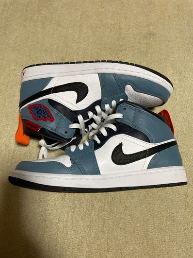 FACETASM × Nike Air Jordan 1 Mid "White/Navy"