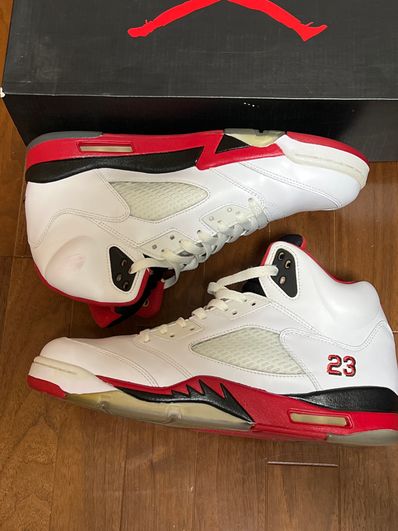 Nike Air Jordan 5 Retro "Fire Red/Black Tongue" (2013)