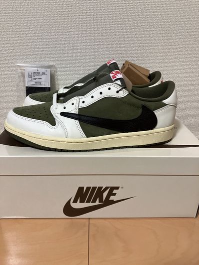 Travis Scott × Nike Air Jordan 1 Low OG SP "Reverse Olive"