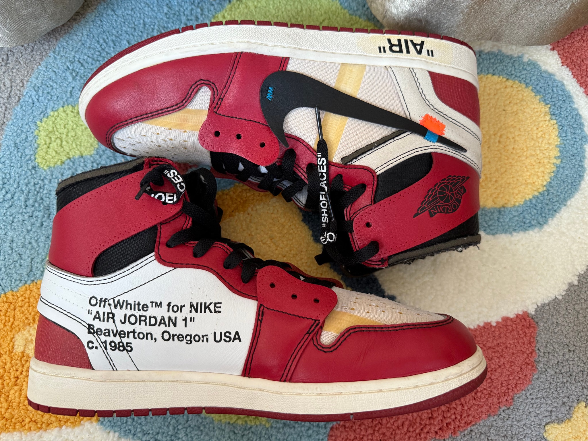 Off-White × Nike Air Jordan 1 Retro High The Ten "Chicago"