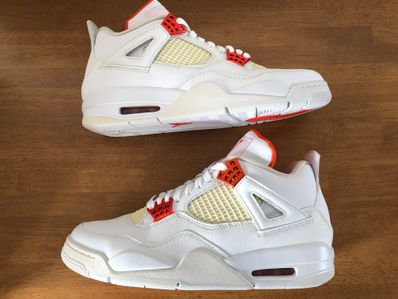 Nike Air Jordan 4 Retro "White/Team Orange"