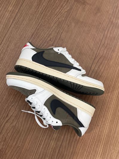 Travis Scott × Nike Air Jordan 1 Low OG SP "Reverse Olive"