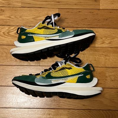 sacai × Nike Vapor Waffle "Tour Yellow/Stadium Green-Sail"