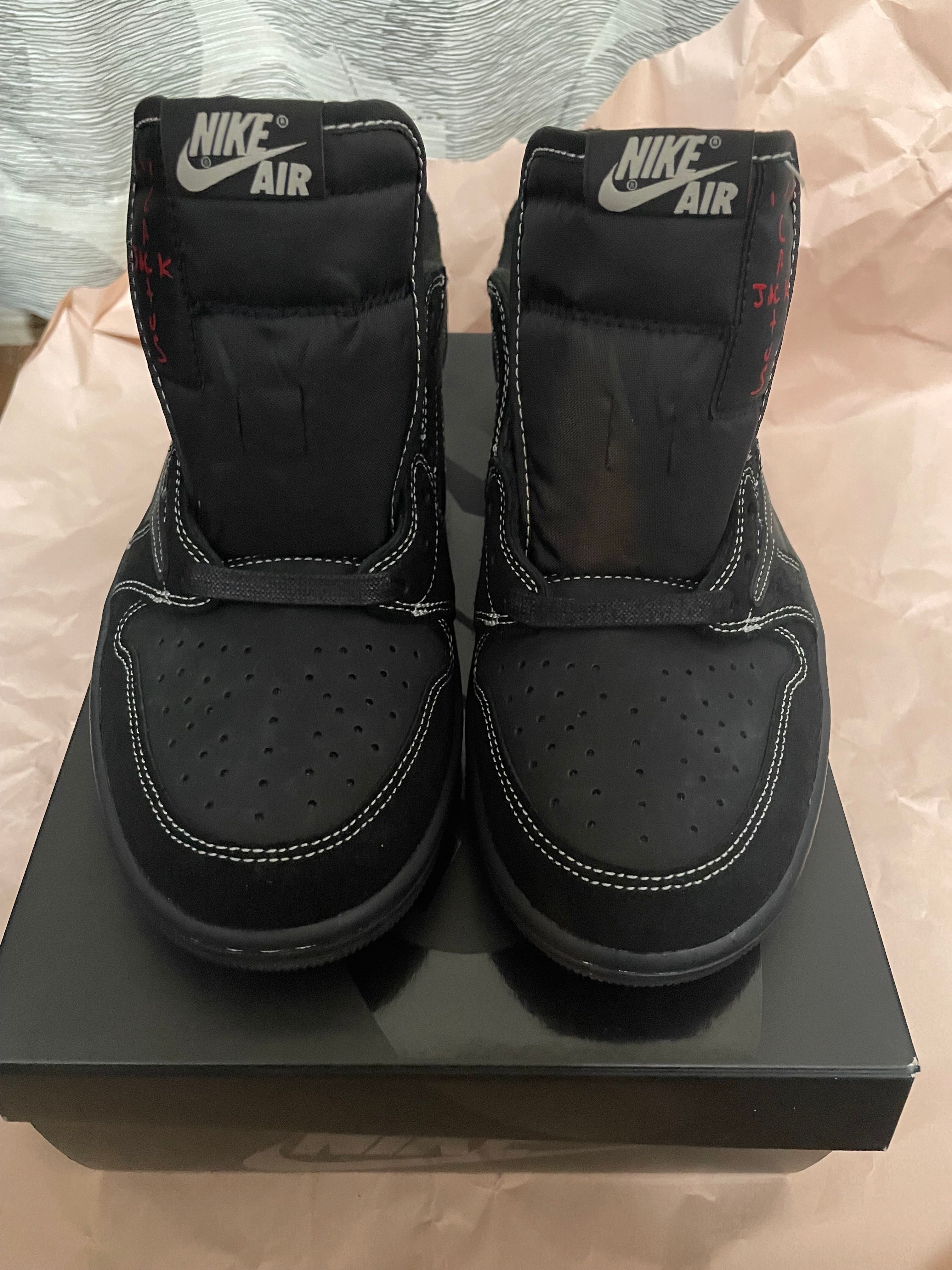 Travis Scott × Nike Air Jordan 1 Low OG SP "Black Phantom"