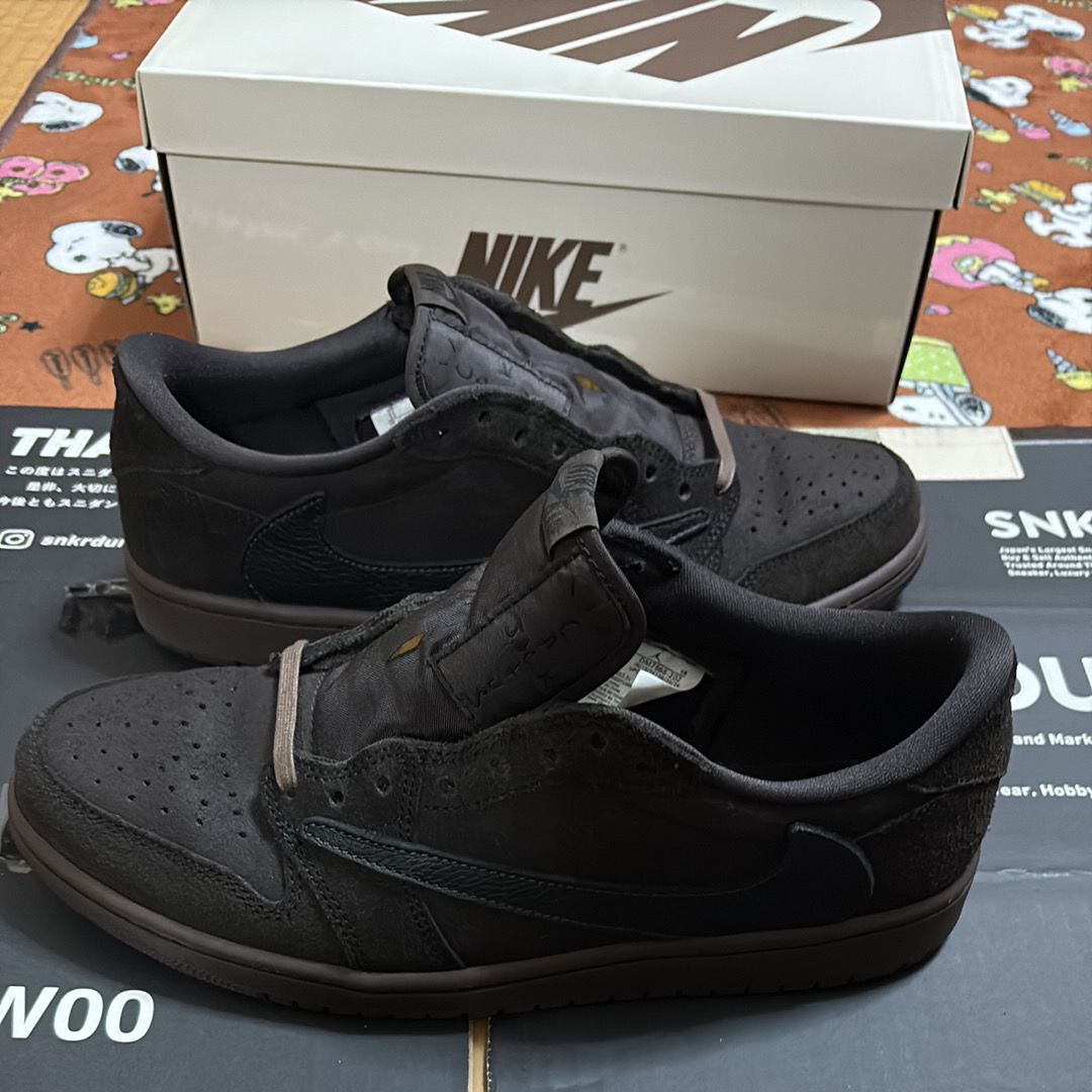 Travis Scott × Nike Air Jordan 1 Low OG SP "Velvet Brown and Dark Mocha"