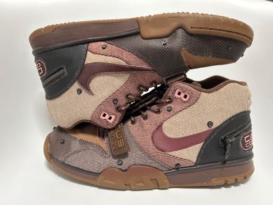 Travis Scott x Nike Air Trainer 1 SP "Archaeo Brown and Rust Pink"
