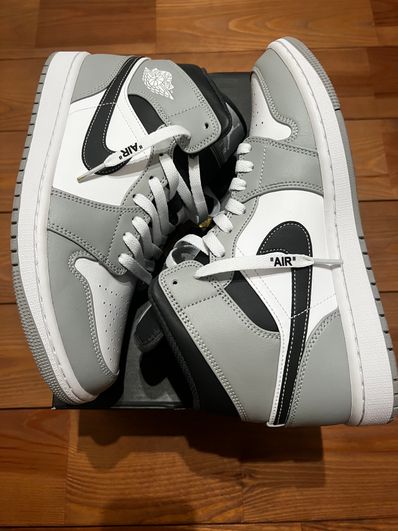Nike Air Jordan 1 Mid "Grey White/Anthracite"