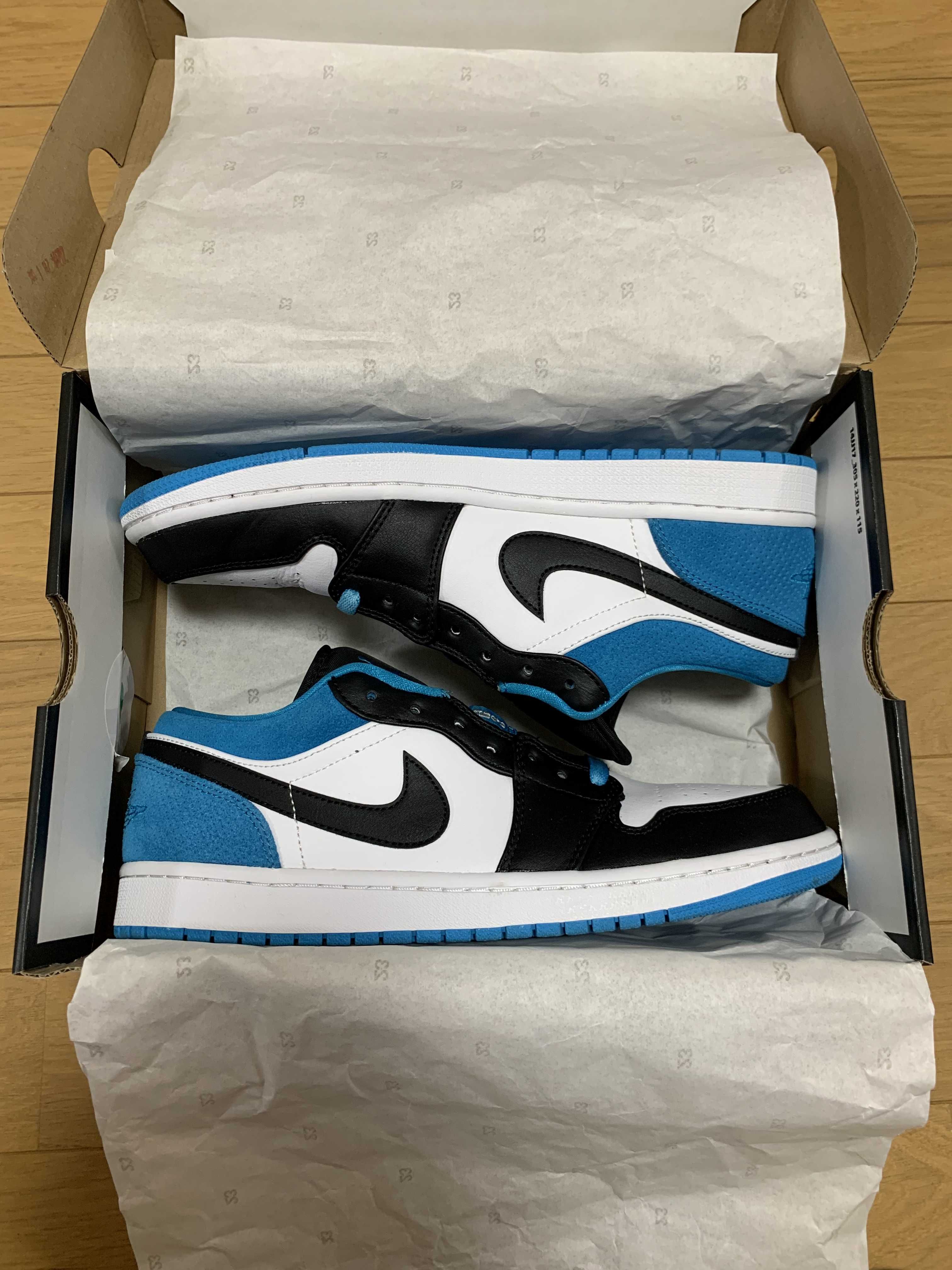 Nike Air Jordan 1 Low SE "Black/Laser Blue/White"