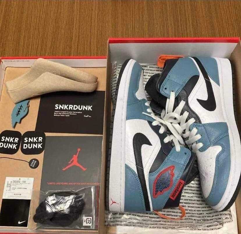FACETASM × Nike Air Jordan 1 Mid "White/Navy"