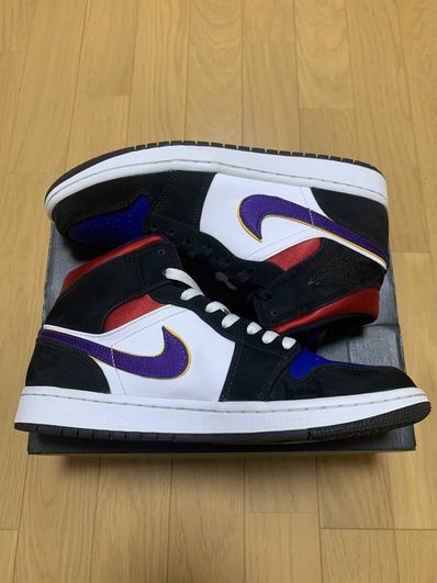 NIKE AIR JORDAN 1 MID "LAKERS TOP 3"