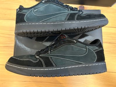 Travis Scott × Nike Air Jordan 1 Low OG SP "Black Phantom"