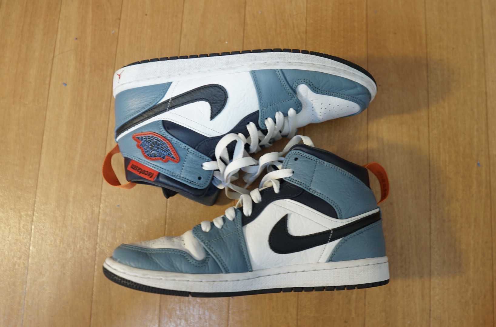 FACETASM × Nike Air Jordan 1 Mid "White/Navy"