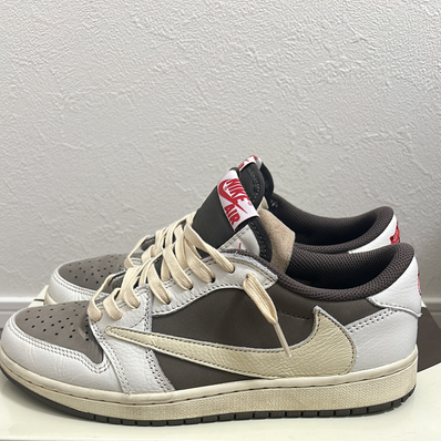 Travis Scott × Nike Air Jordan 1 Low OG SP "Reverse Mocha/Sail and Ridgerock"