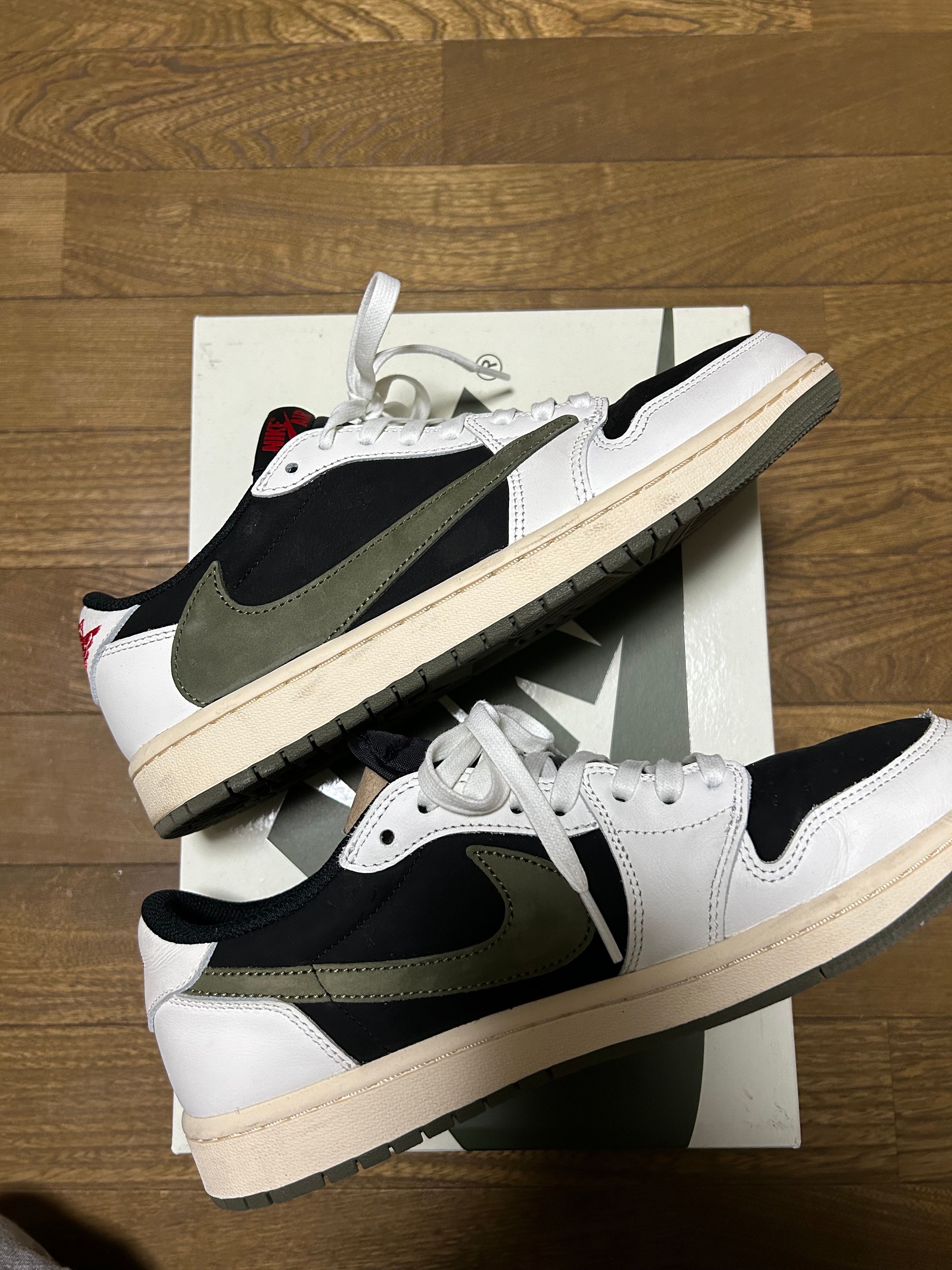 Travis Scott × Nike Women's Air Jordan 1 Low OG "Medium Olive"
