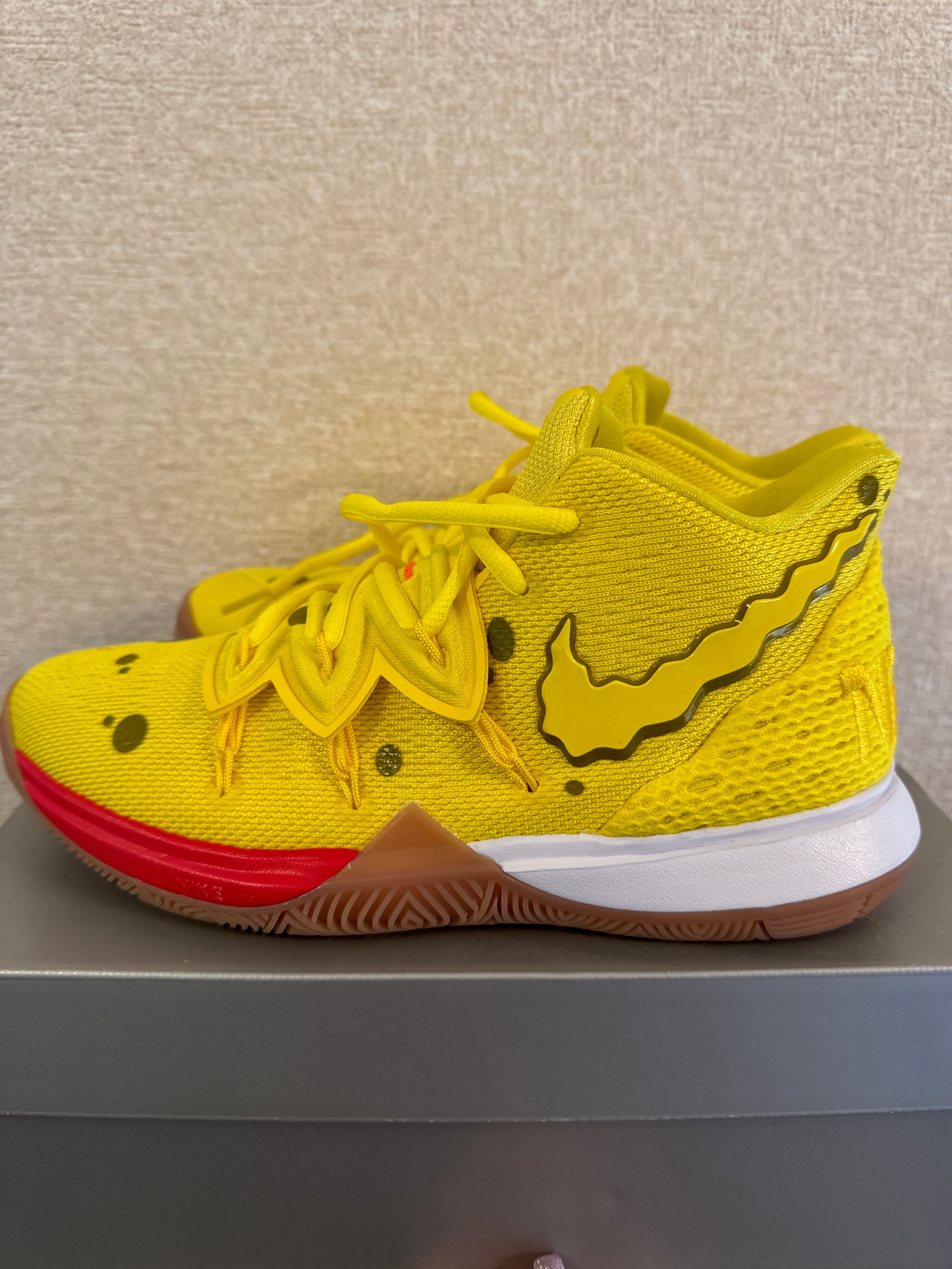 Spongebob Squarepants × Nike Kyrie 5 GS "Opti Yellow"