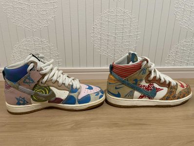 THOMAS CAMPBELL × Nike SB Dunk High "Ice Jade/Circuit Orange-Sail"