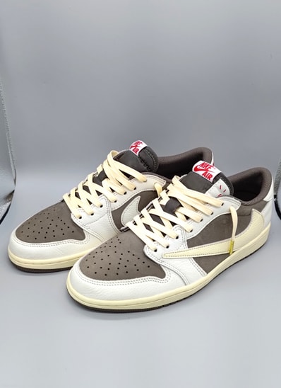 Travis Scott × Nike Air Jordan 1 Low OG SP "Reverse Mocha/Sail and Ridgerock"