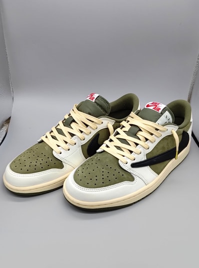 Travis Scott × Nike Air Jordan 1 Low OG SP "Reverse Olive"