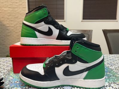 Nike GS Air Jordan 1 Retro High OG "Celtics/Black and Lucky Green" (2023)
