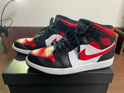 Nike Air Jordan 1 Mid "Black/Gym Red/White"