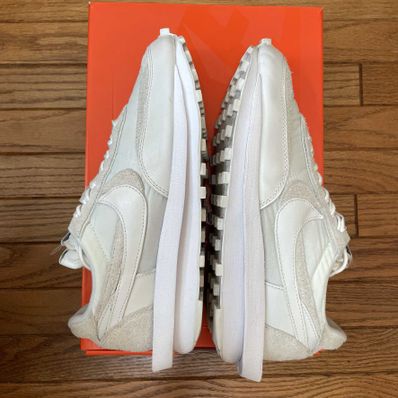 sacai × Nike LDV Waffle "Triple White"
