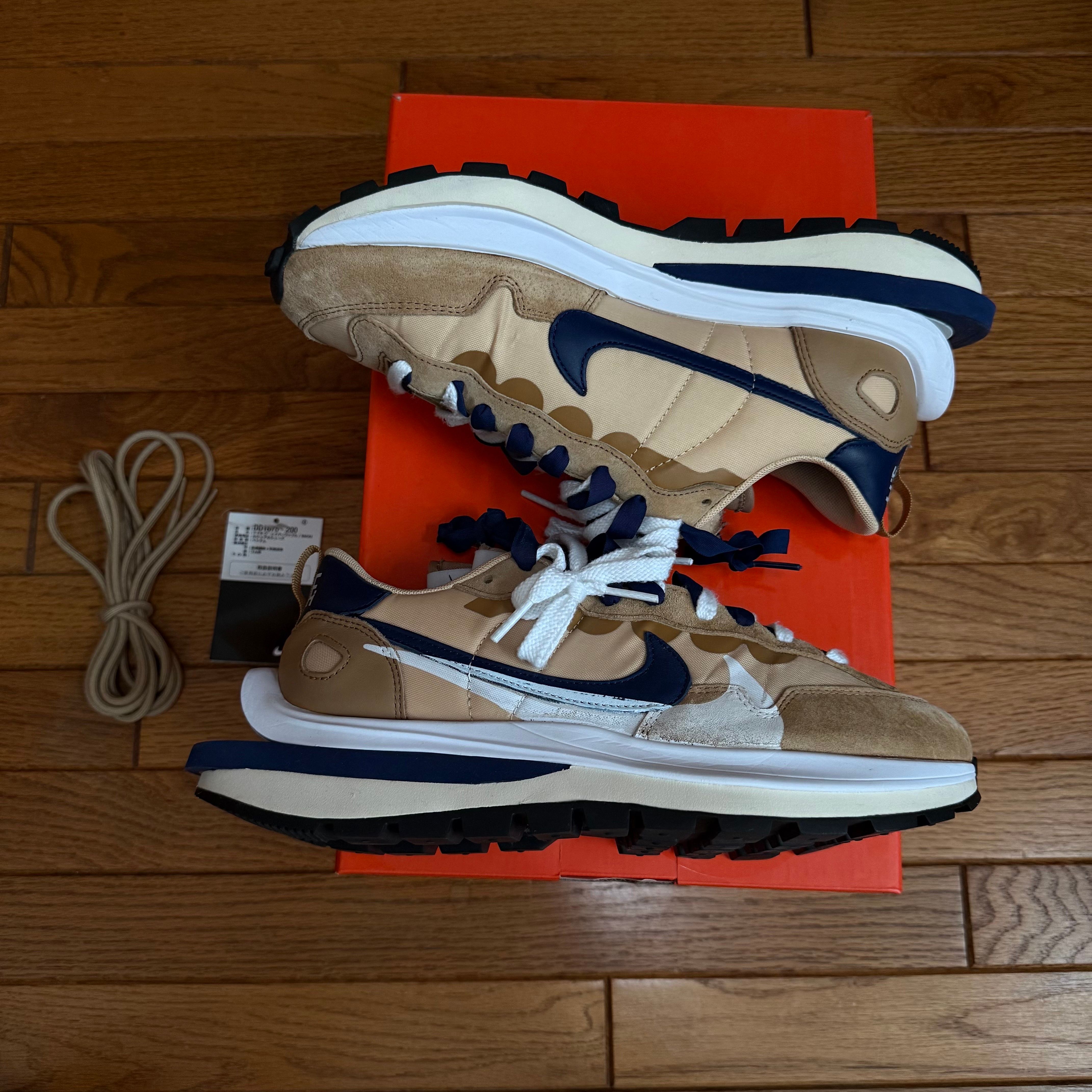 Sacai × Nike Vapor Waffle "Sesame And Blue Void"