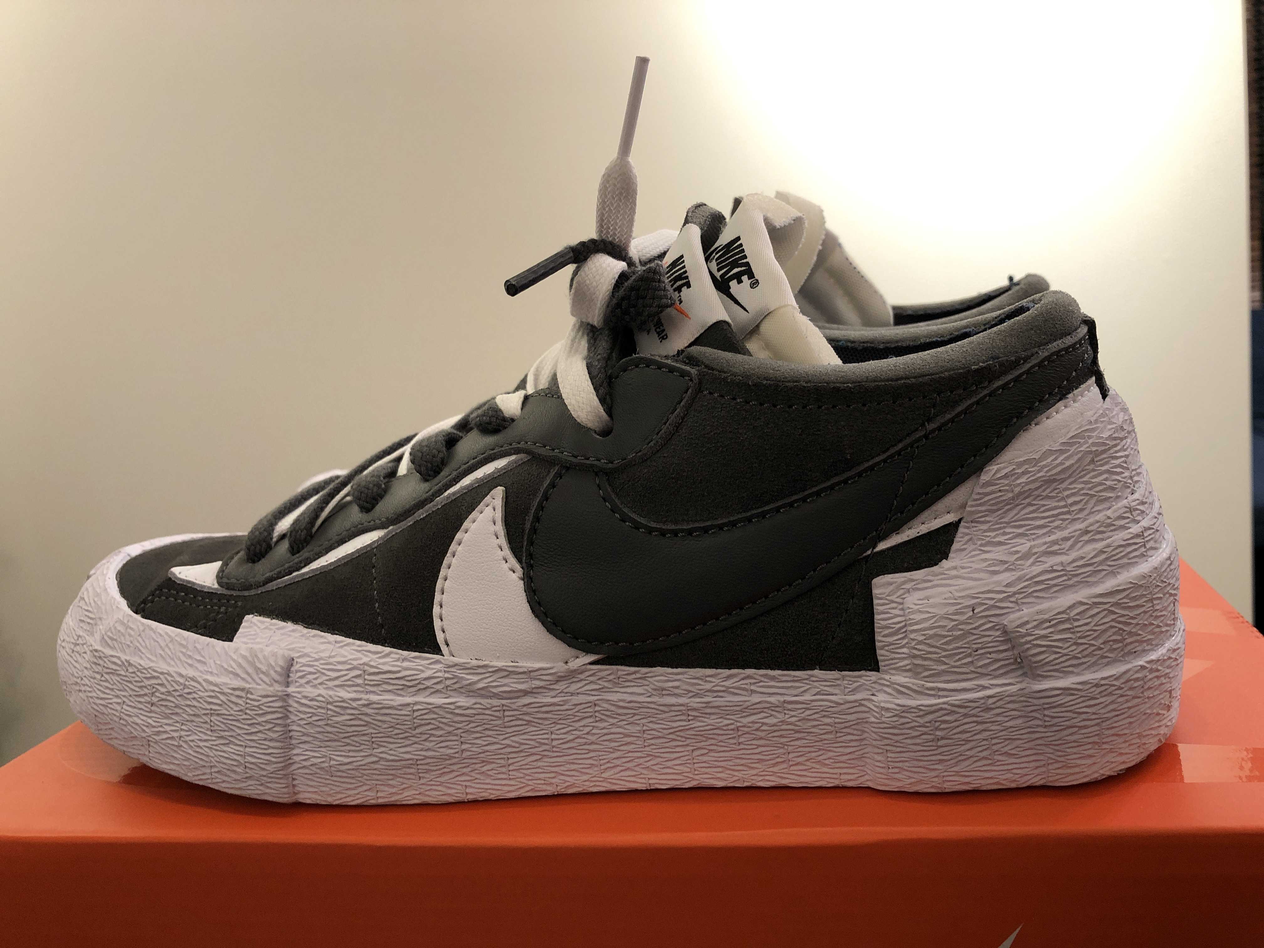 Sacai × Nike Blazer Low "Iron Grey"