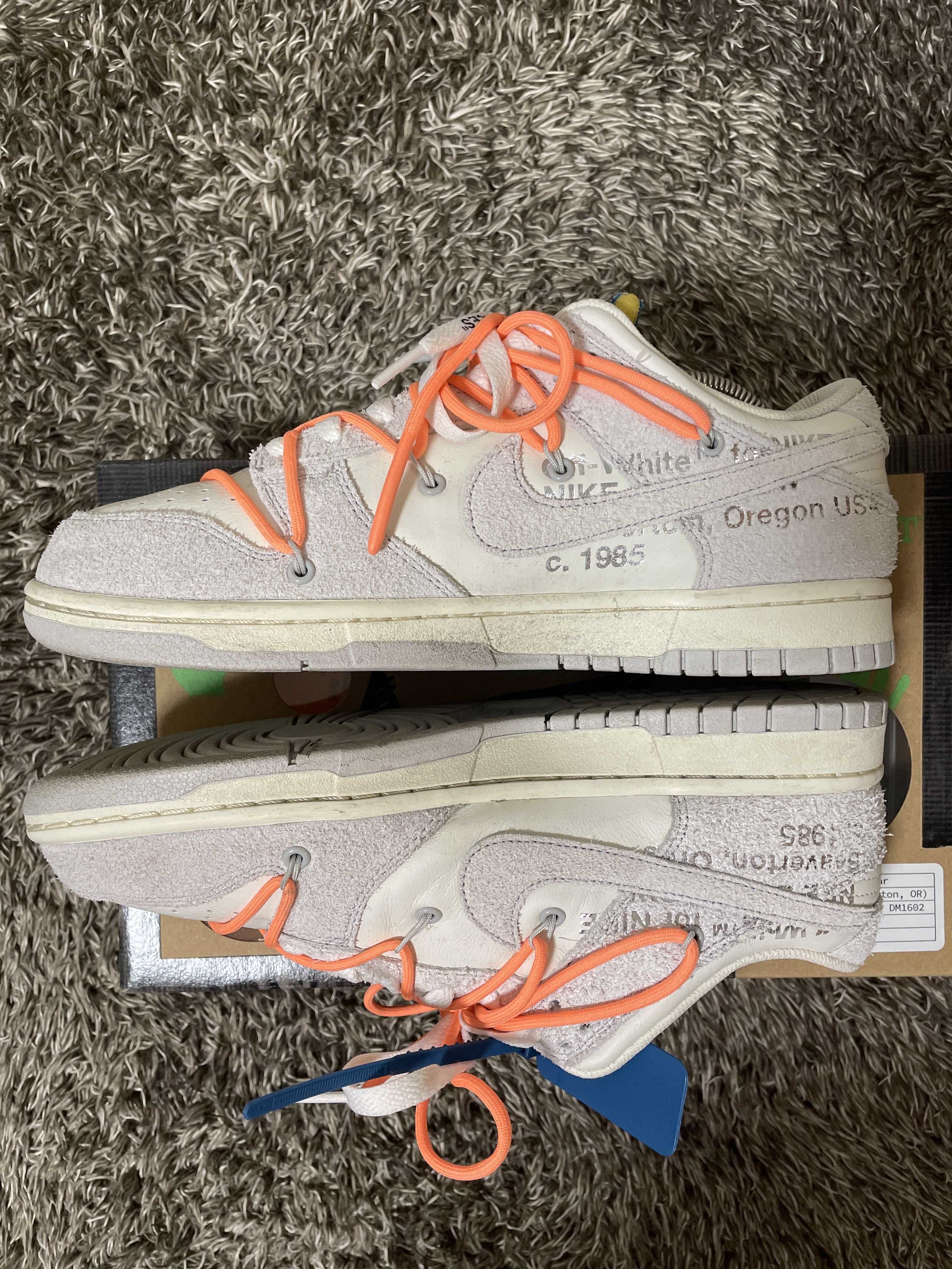 Off-White × Nike Dunk Low 1 of 50 "Lot.19" 