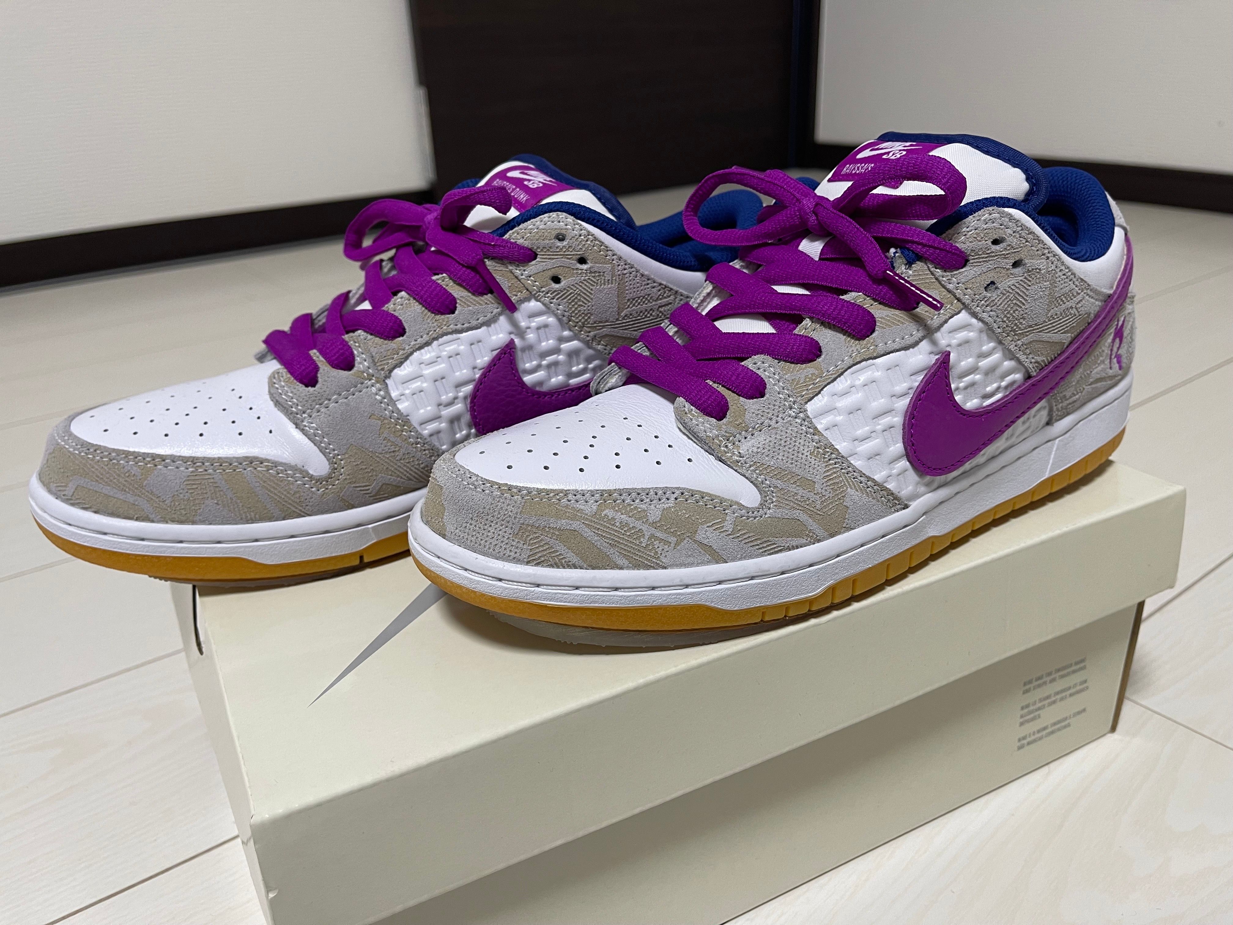 Rayssa Leal × Nike SB Dunk Low PRM "Pure Platinum and Vivid Purple"