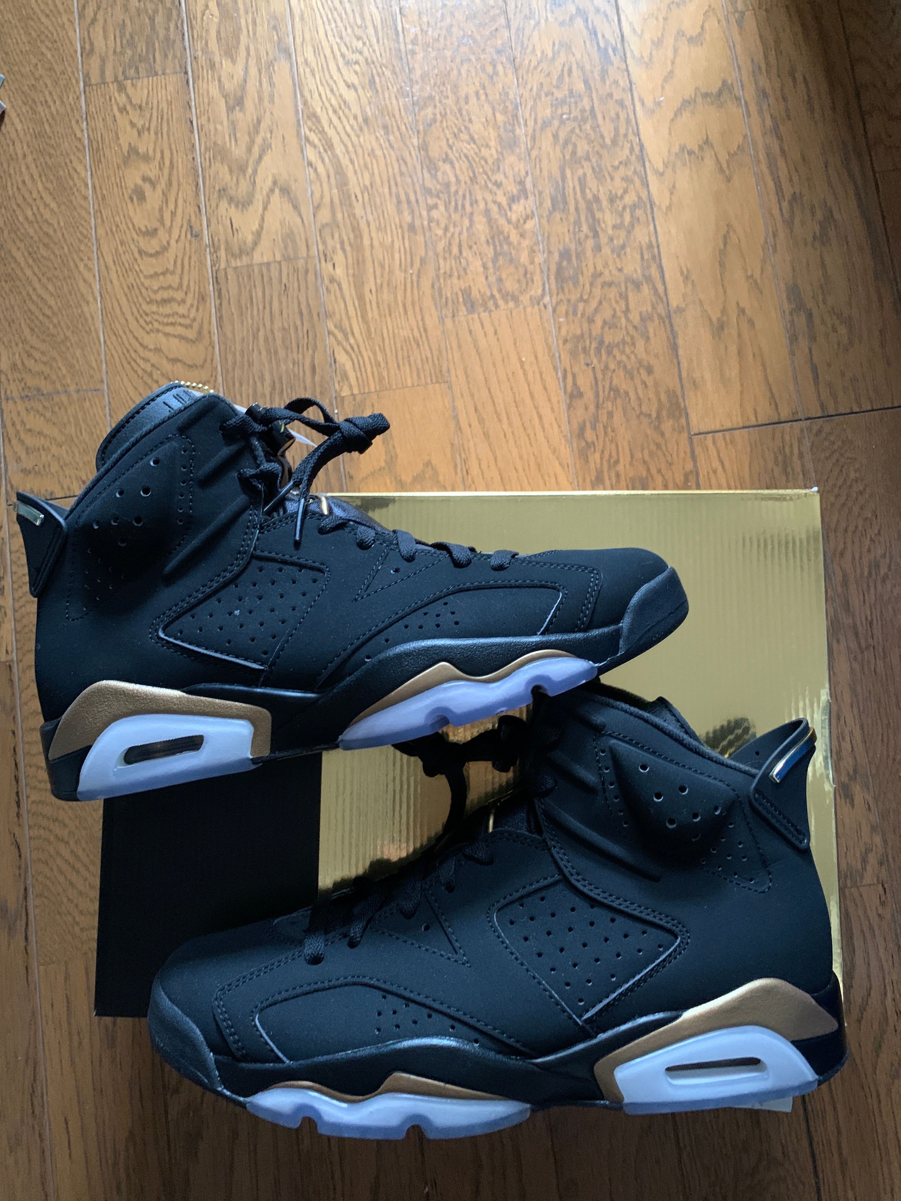 Nike Air Jordan 6 DMP "Black/Metallic Gold" (2020)  