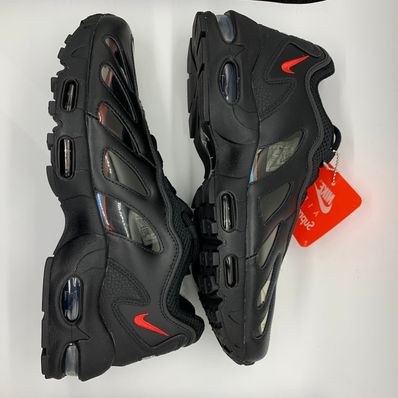 Supreme × Nike Air Max 96 "Black/Speed Red/Clear"