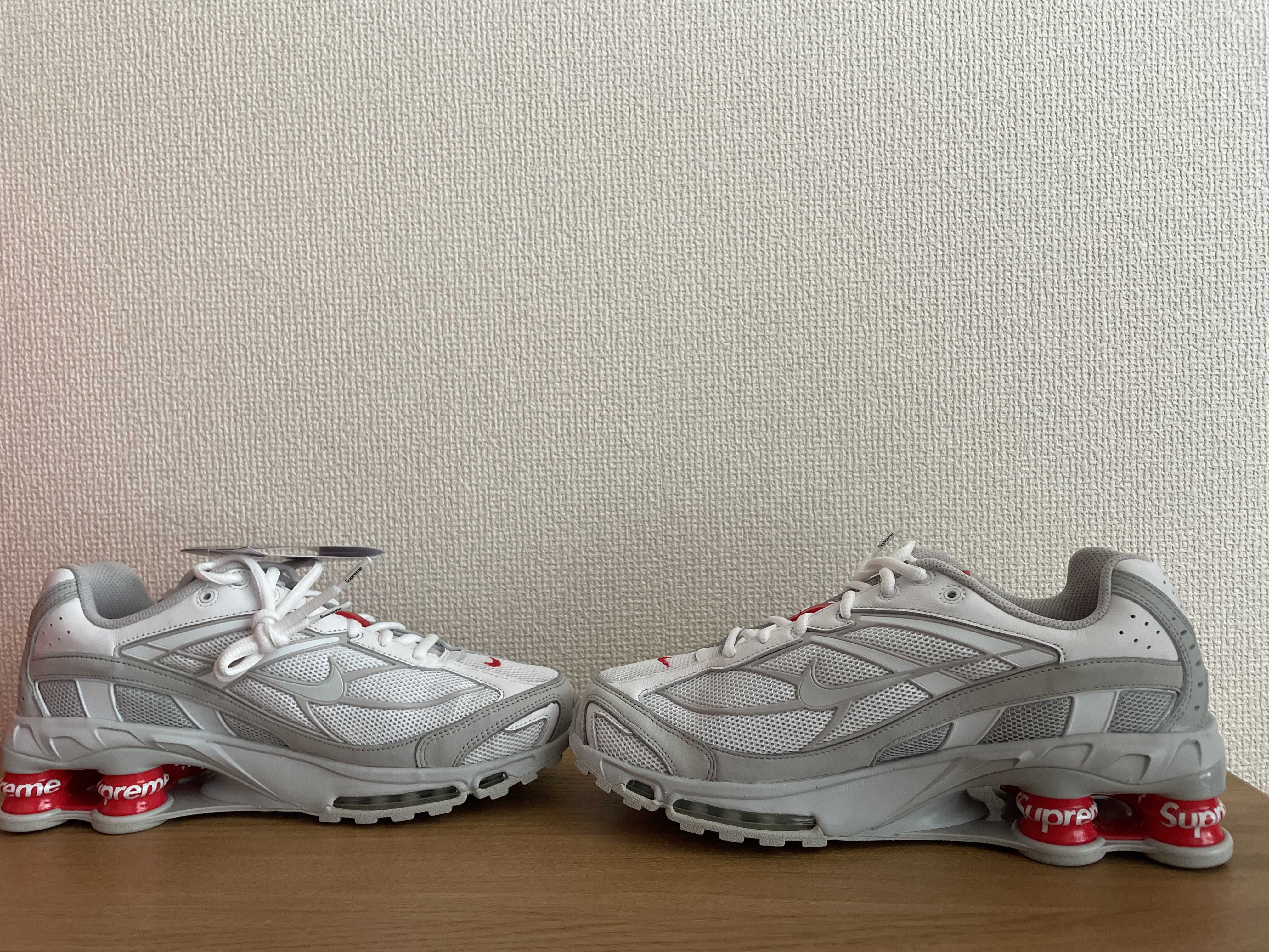 Supreme × Nike Shox Ride 2 "White/Grey Fog/Flat Platinum"