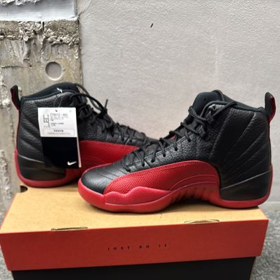 Nike Air Jordan 12 Retro "Flu Game/Black and Varsity Red" (2025)